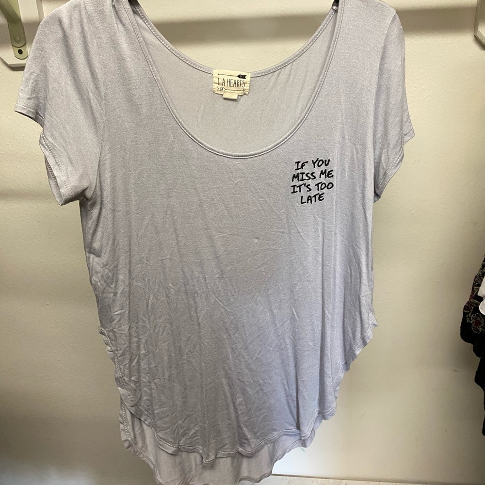 Grey Short Sleeve
